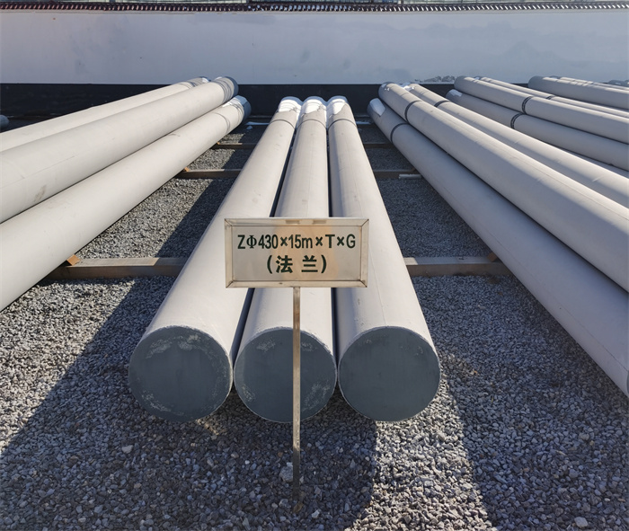 陈场镇430×15米×T×G砼电力电杆